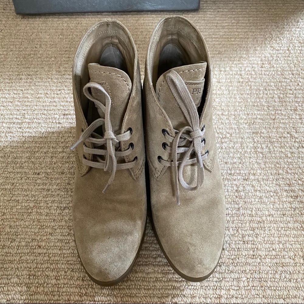 Authentic PRADA wedge half-boots - Picture 7 of 8